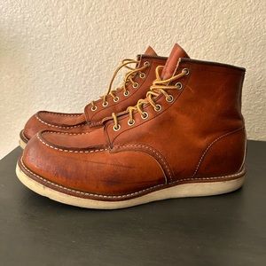 Men’s redwing boot. 6 in classic Moc 875 legacy. Size 11.5